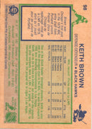 1983 O-Pee-Chee Keith Brown