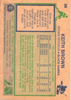 1983 O-Pee-Chee Keith Brown #98
