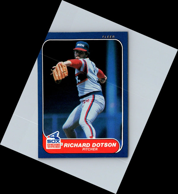 1986 Fleer Richard Dotson #203