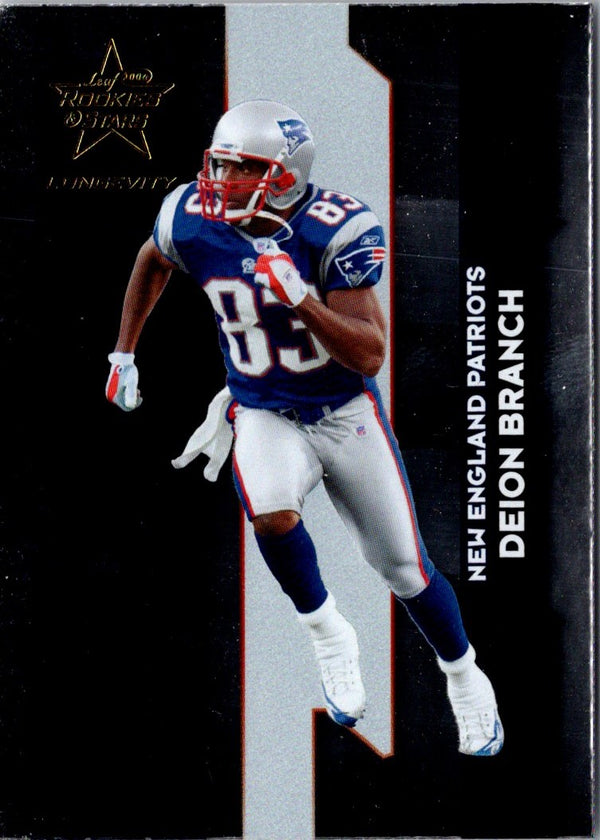 2006 Leaf Rookies & Stars Longevity Deion Branch #63