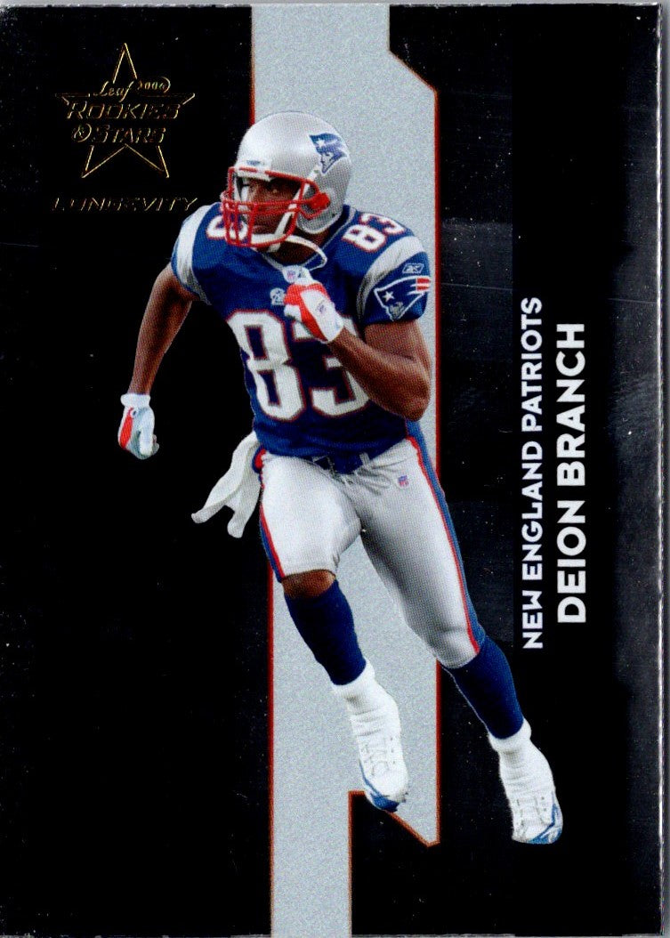 2006 Leaf Rookies & Stars Longevity Deion Branch