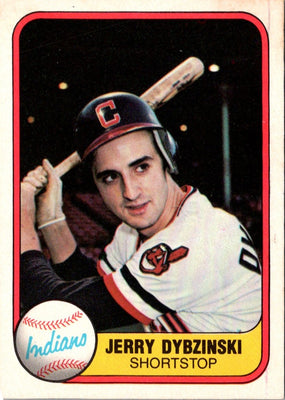 1981 Fleer Jerry Dybzinski #399 Rookie