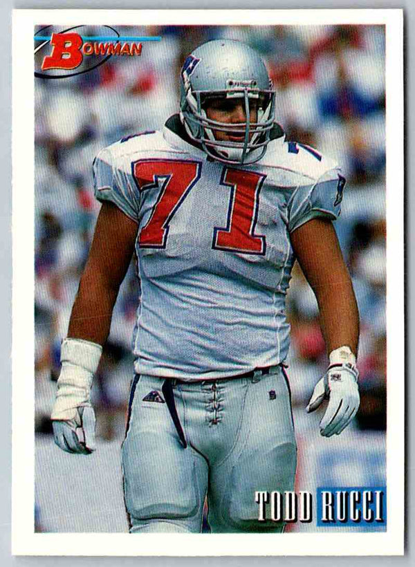 1993 Bowman Football Todd Rucci #347