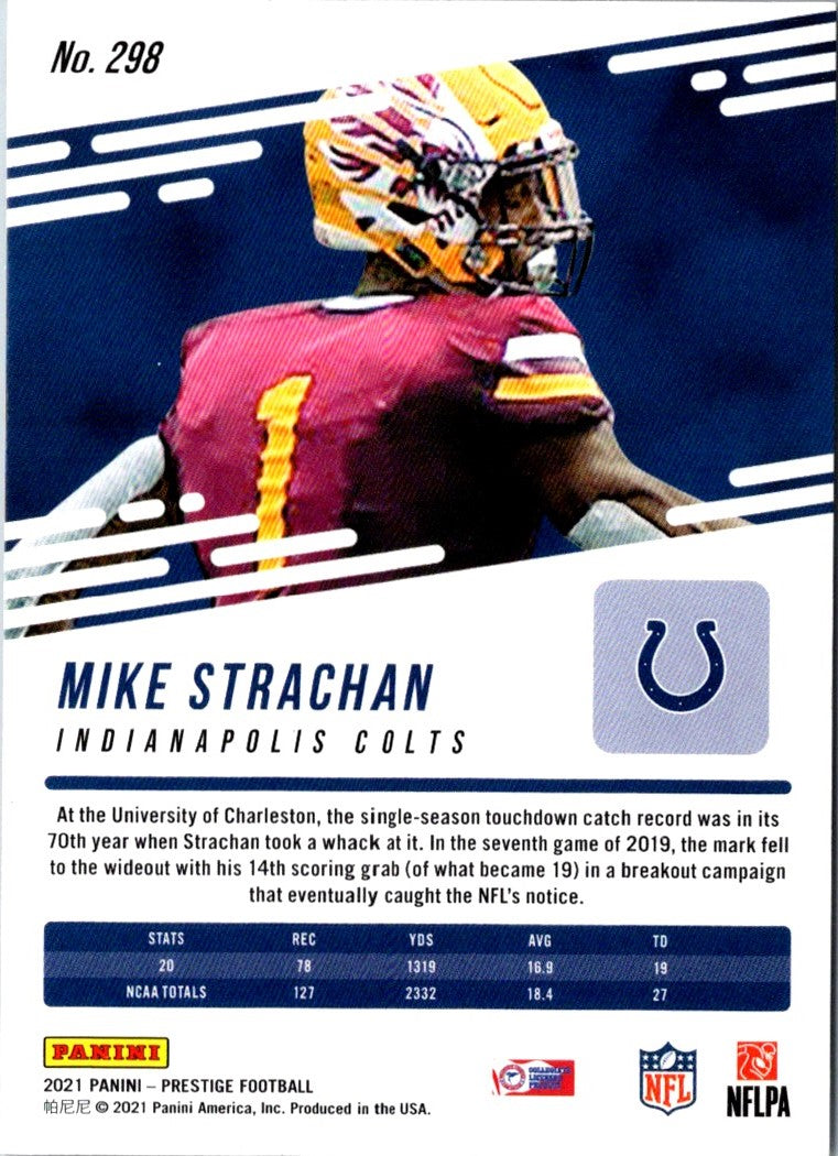 2021 Panini Prestige Mike Strachan