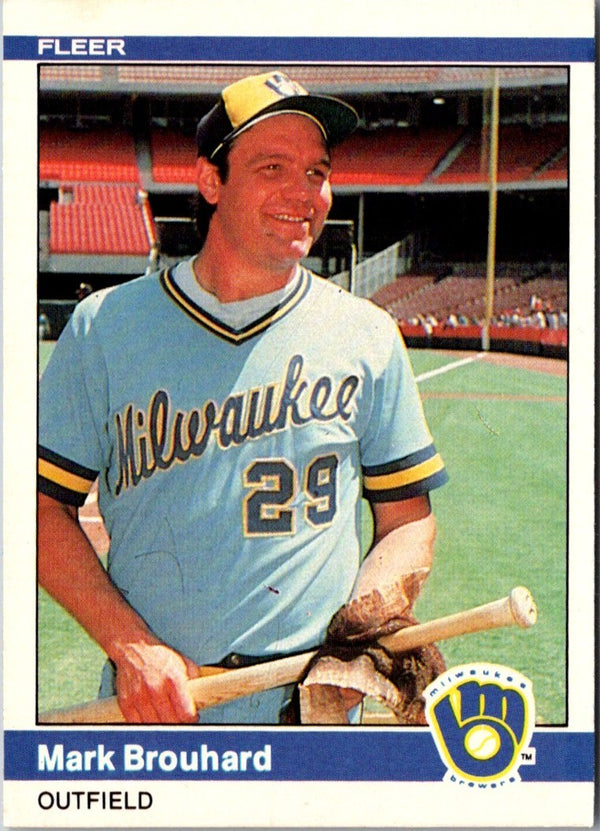 1984 Fleer Mark Brouhard #195