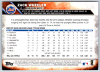 2016 Topps Zack Wheeler #529