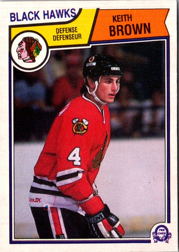 1983 O-Pee-Chee Keith Brown #98