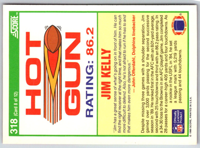 1990 Score Jim Kelly
