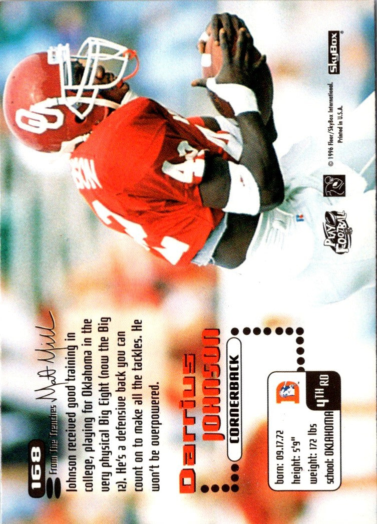 1996 SkyBox Impact Darrius Johnson