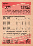 1989 O-Pee-Chee Randy Gregg