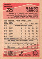 1989 O-Pee-Chee Randy Gregg #229