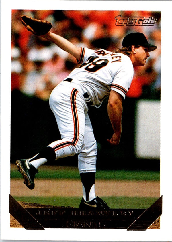 1993 Topps Gold Jeff Brantley #631