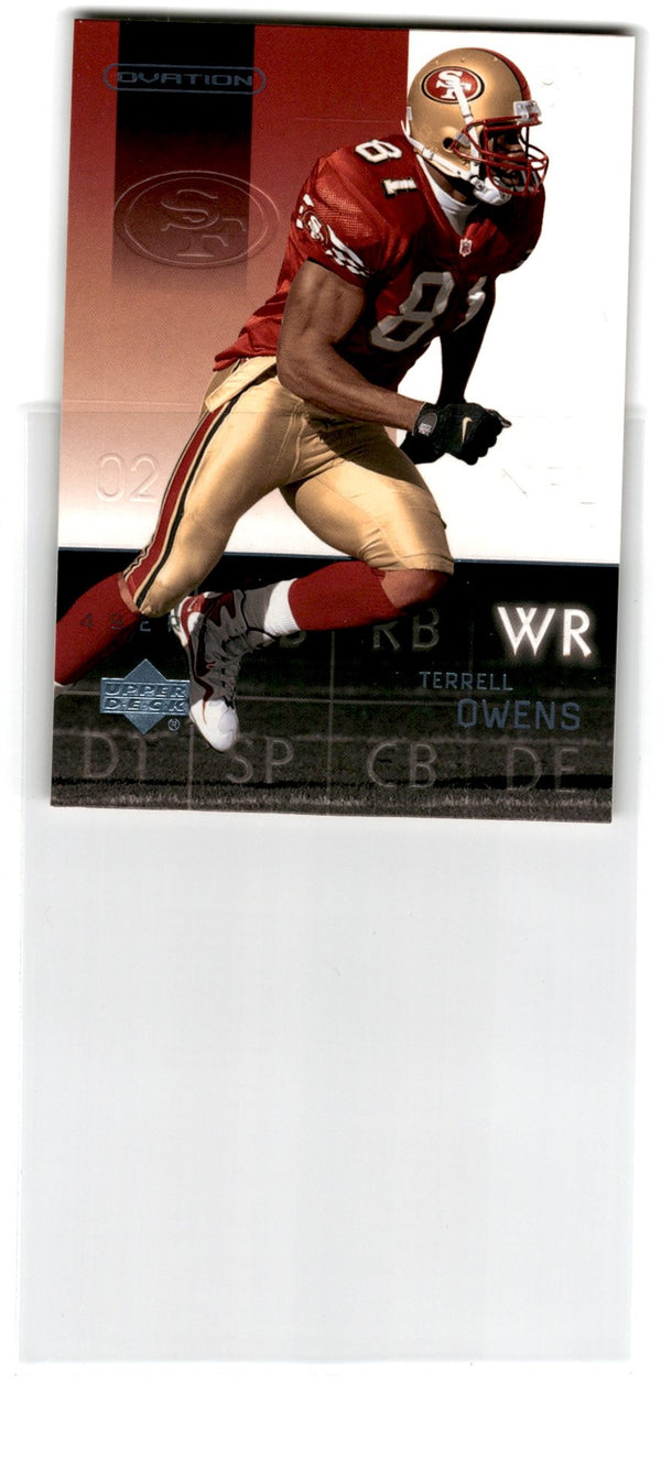 2002 Upper Deck Ovation Terrell Owens #74