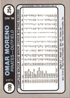 1981 Fleer Star Stickers Omar Moreno #100