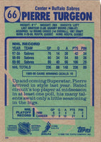 1990 Topps Pierre Turgeon #66
