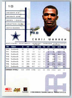 1998 Leaf Rookies And Stars Chris Warren #10