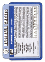 1990 Swell Baseball Greats Tommie Agee #19