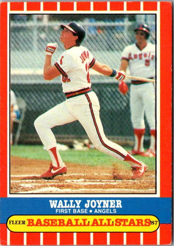 1987 Fleer Baseball All-Stars Wally Joyner #23