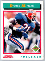 1992 Score Dexter McNabb #491 Rookie