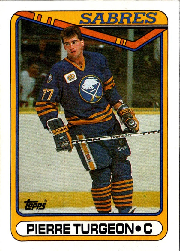 1990 Topps Pierre Turgeon #66