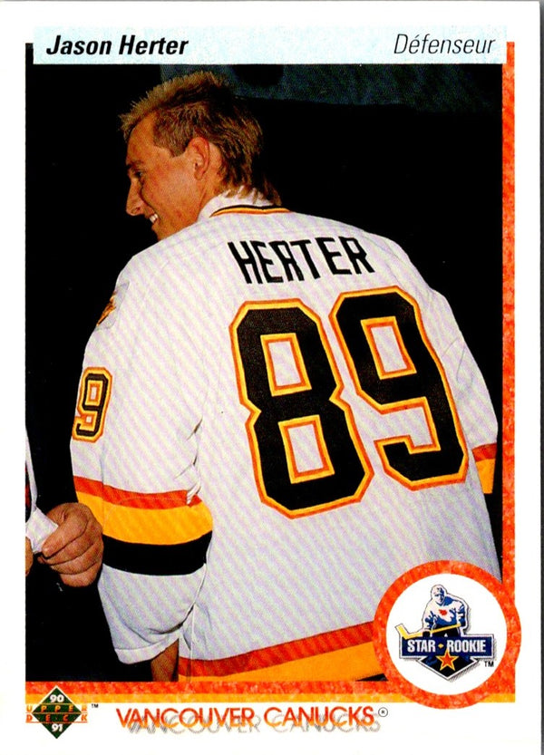 1990 Upper Deck Jason Herter #325 Rookie