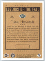 1999 Upper Deck Retro Legends of the Fall Vinny Testaverde #L4