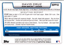 2012 Bowman Draft Picks & Prospects David Cruz