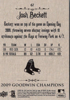 2009 Upper Deck Goodwin Champions Josh Beckett #67