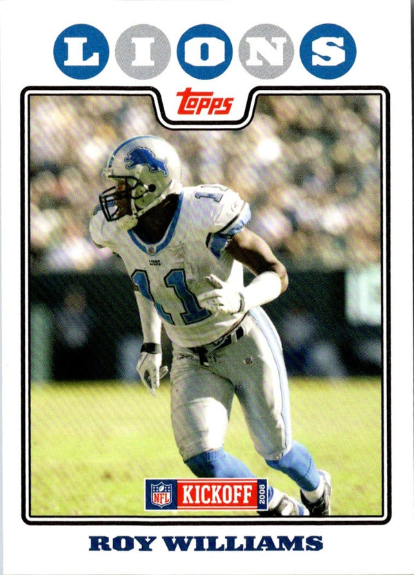 2008 Topps Kickoff Roy Williams #28