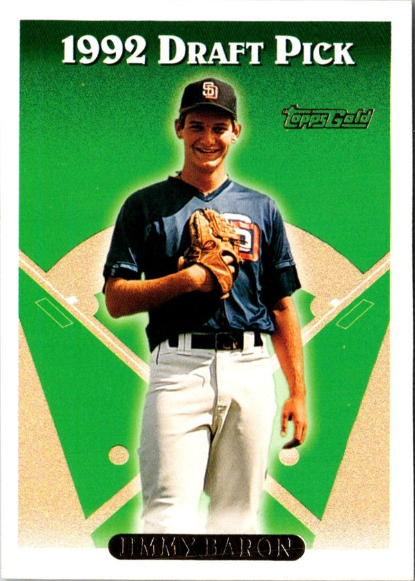 1993 Topps Jimmy Baron #538 Rookie