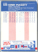 1987 Fleer Kirby Puckett