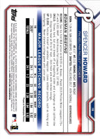 2021 Bowman Spencer Howard #16 Rookie