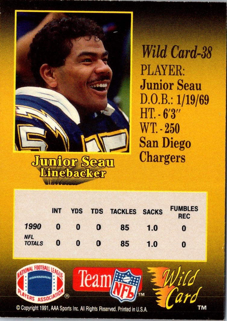 1991 Wild Card Junior Seau