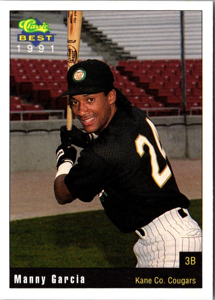 1991 Classic Best Kane County Cougars Manny Garcia