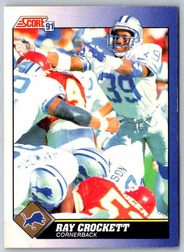 1991 Score Ray Crockett #34