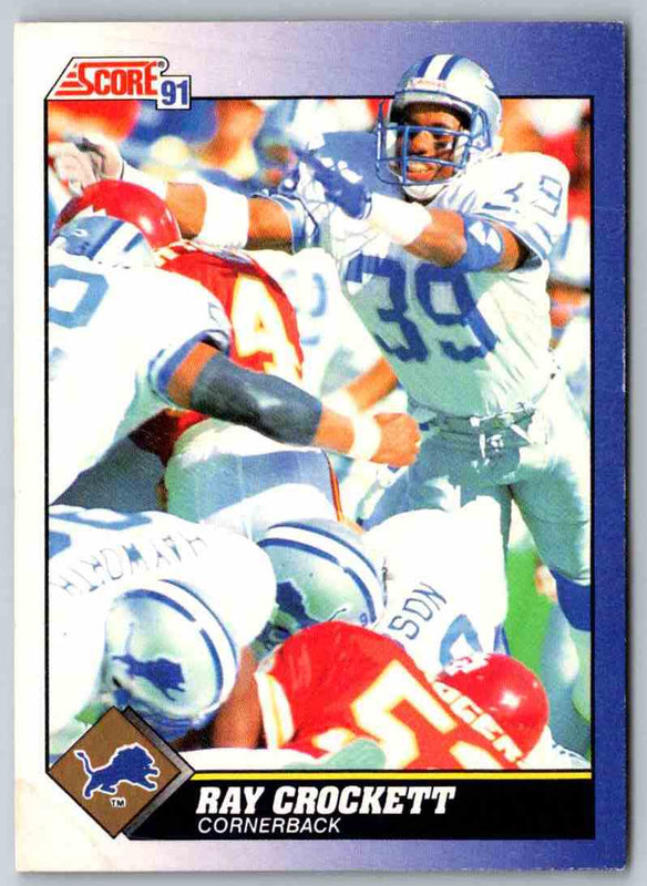 1991 Score Ray Crockett #34