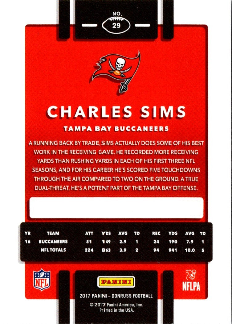 2017 Donruss Charles Sims