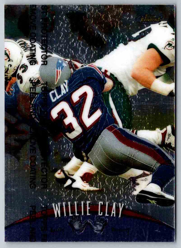 1998 Topps Finest Football Willie Clay #199