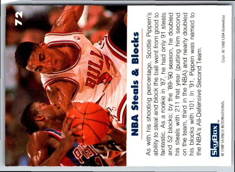 1992 SkyBox USA Scottie Pippen