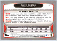2014 Bowman Dustin Pedroia #7