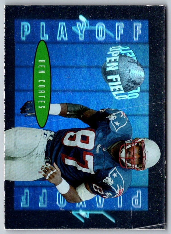 1996 Playoff Contenders Open Field Ben Coates #43