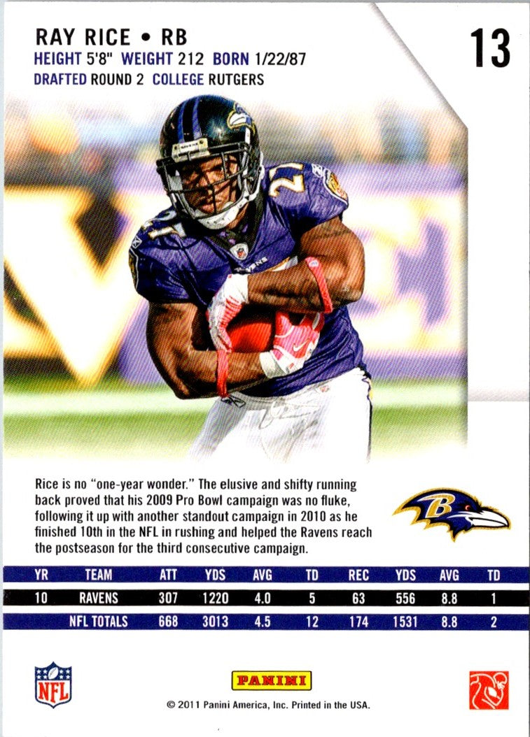 2011 Panini Rookies & Stars Ray Rice