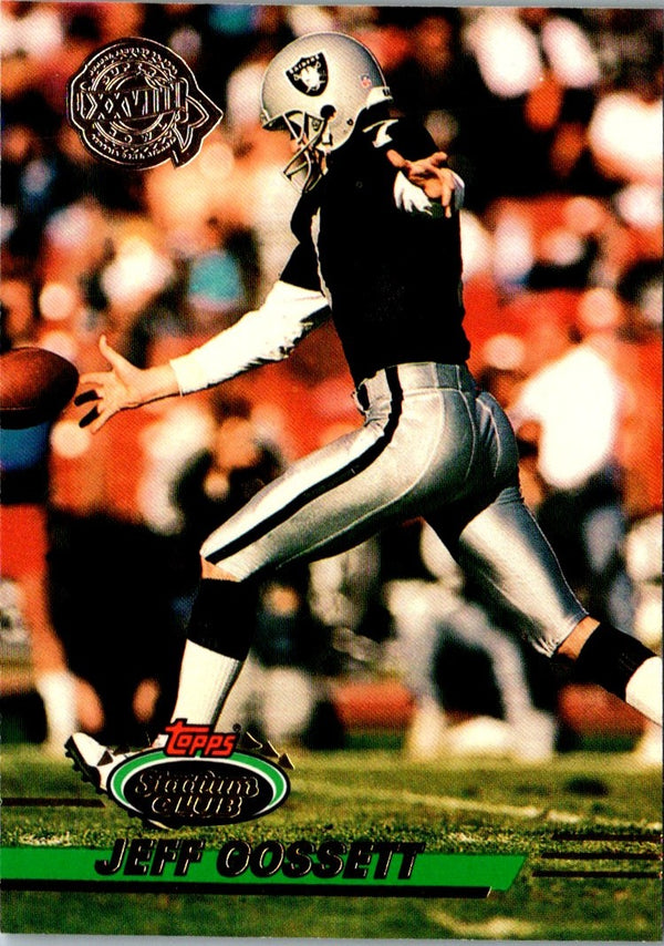 1993 Stadium Club Super Teams Bowl Jeff Gossett #403