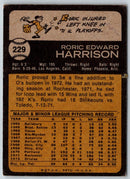1973 Topps Roric Harrison