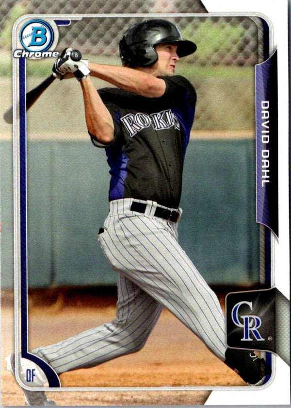 2015 Bowman Prospects David Dahl #BP19