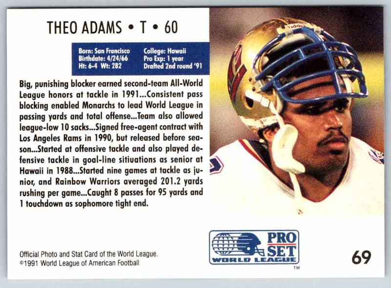 1991 Proset World League Theo Adams