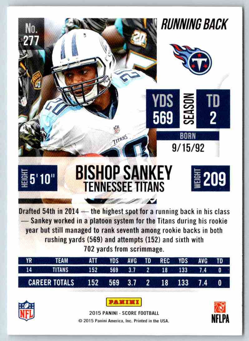 2015 Score Bishop Sankey