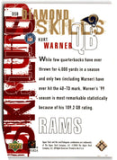2000 Upper Deck Black Diamond Skills Kurt Warner