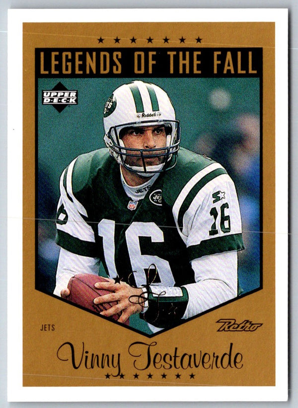 1999 Upper Deck Retro Legends of the Fall Vinny Testaverde #L4