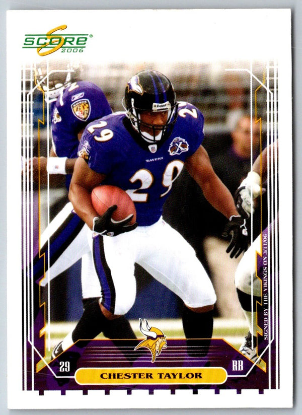 2006 Score Chester Taylor #19